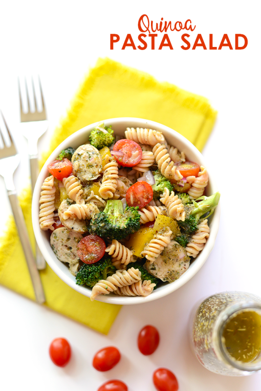 20191111_5dc8f621687b3 QUINOA PASTA SALAD WITH CHICKEN SAUSAGE