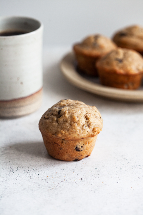 Banana-cc-muffins-3 Perfect Vegan Banana Chocolate Chip Muffins