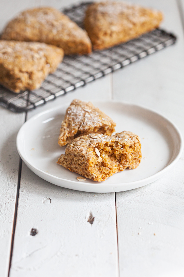 20200506_5eb27016b0598 Wholesome Vegan Pumpkin Oat Scones